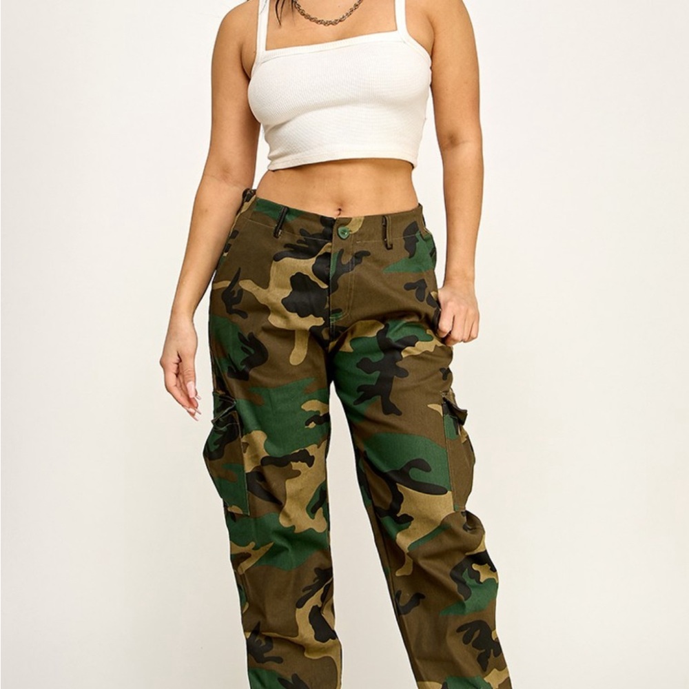 #02 Camo Cargo Joggers - Picture 6 of 6